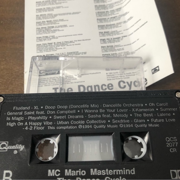 MC Mario Mastermind Dance traxx Vintage Cassette Tape - Picture 6 of 7